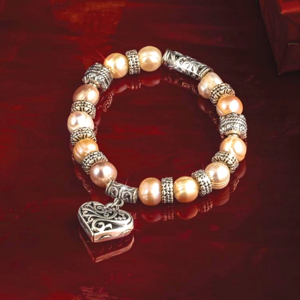 Stauer Pearl of a Girl bracelet